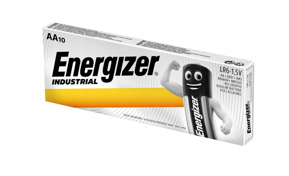 Bateria ENERGIZER Industrial, AA, LR6, 1,5V, 10szt. BAK0001